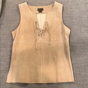 Genuine Leather Guess top